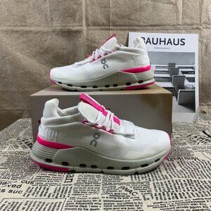 New On Cloud Cloudnova "Barbie" Women Pink Shoes White